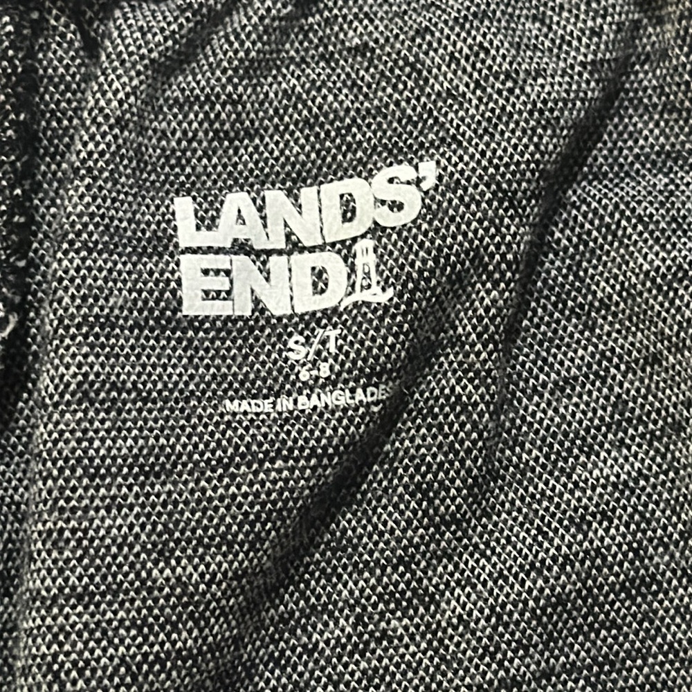 Lands End Elastic sport knit straight leg plaid pants trousers size small tall - Picture 5 of 5